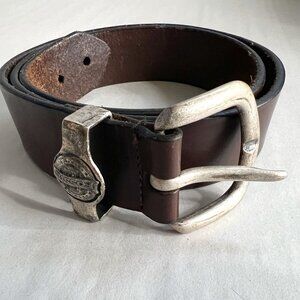 Fossil Mens Italian Leather Belt Size 40